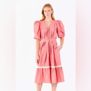Hunter Bell Bowen dress in sweet coral size S